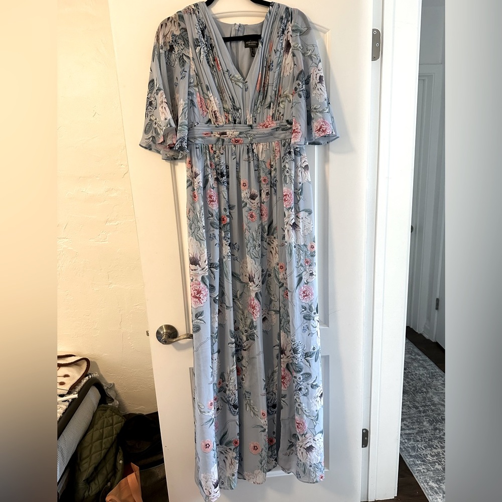 Adrianna Papell Chiffon floral dress